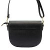  Dámska kožená kabelka cez rameno Luka 20-065 D čierna 22 x 15 x 9 cm