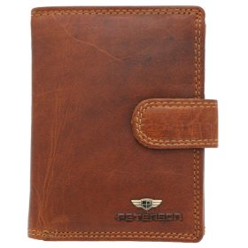    Peterson PTN WL-0306L-COM hnedá pánska kožená peňaženka