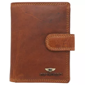    Peterson PTN WL-0306L-COM hnedá pánska kožená peňaženka