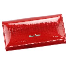    Money Kepper 6019 červená dámska kožená peňaženka 18,5 x 9 x 3,5 cm