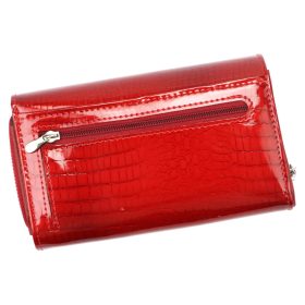    Money Kepper 6024 červená dámska kožená peňaženka 16 x 10 x 4 cm