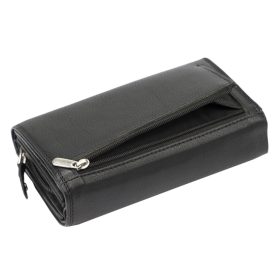    Dámska kožená peňaženka Money Kepper 12135 RFID čierna 15,5 x 9,5 x 4 cm