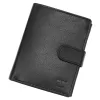  Pánska kožená peňaženka Money Kepper KK 18B čierna 10,2 x 12,5 x 3 cm