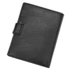  Pánska kožená peňaženka Money Kepper KK 18B čierna 10,2 x 12,5 x 3 cm