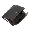  Pánska kožená peňaženka Money Kepper CC 3653 čierno-červená 9 x 7 x 2,5 cm