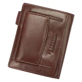   EL FORREST 543-28 RFID hnedá dámska kožená peňaženka 9 x 11 x 2,5 cm