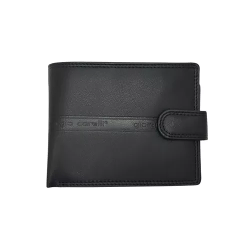  497797 002 Pánska kožená peňaženka Giorgio Carelli čierna RFID
