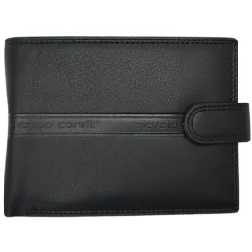    Pánska kožená peňaženka Giorgio Carelli čierna, RFID 13 x 10 cm