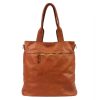  VS hnedá dámska kožená kabelka, taška cez rameno, crossbody 37 x 38 x 18 cm
