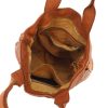  VS hnedá dámska kožená kabelka, taška cez rameno, crossbody 37 x 38 x 18 cm