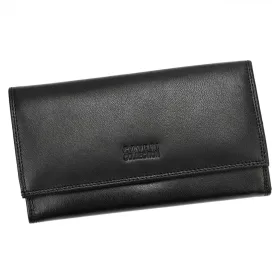    Coveri World 40 895 čierna dámska kožená peňaženka 19 x 11 x 3 cm