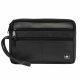  Pánska kožená taška do auta Money Kepper ORB-03 ML čierna 22 x 15 x 6 cm