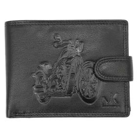    Money Kepper TCC 5600B-4 RFID čierna pánska kožená peňaženka 13 x 10 x 3 cm