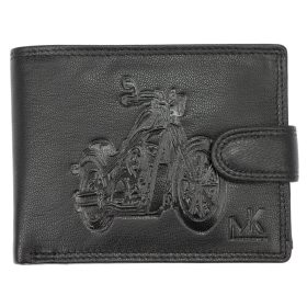    Money Kepper TCC 5600B-4 RFID čierna pánska kožená peňaženka 13 x 10 x 3 cm