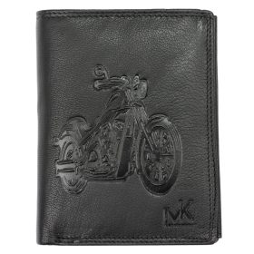    Money Kepper TCC 5601-4 RFID čierna pánska kožená peňaženka 10 x 13 x 3 cm