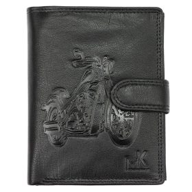    Money Kepper TCC 5601B-4 RFID čierna pánska kožená peňaženka 10,5 x 13 x 3 cm