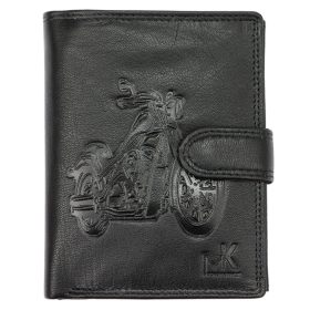    Money Kepper TCC 5601B-4 RFID čierna pánska kožená peňaženka 10,5 x 13 x 3 cm