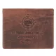 Peterson PTN N992-BE-TRAVEL konyak férfi bőr pénztárca 12.8 x 9.5 x 2.8 cm