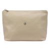 Gregorio COSMETICS-004 DOLLARO bézs női marhabőr kozmetikai táska 29 x 19 x 10 cm