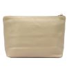 Gregorio COSMETICS-004 DOLLARO bézs női marhabőr kozmetikai táska 29 x 19 x 10 cm