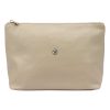 Gregorio COSMETICS-004 DOLLARO bézs női marhabőr kozmetikai táska 29 x 19 x 10 cm