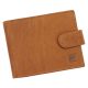  Nordee ADL01-N992L-BPull hnedá pánska peňaženka z hovädzej kože 13 x 9,7 x 3 cm