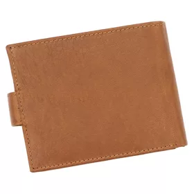    Nordee ADL01-N992L-BPull hnedá pánska peňaženka z hovädzej kože 13 x 9,7 x 3 cm