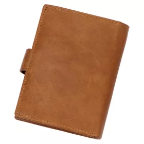    Nordee ADL01-N4L-BPull hnedá pánska peňaženka z hovädzej kože 10,3 x 12,8 x 2,8 cm