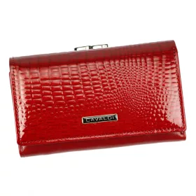    Cavaldi PN23 RS červená kožená kožená peňaženka dámska 14,3 x 9,5 cm