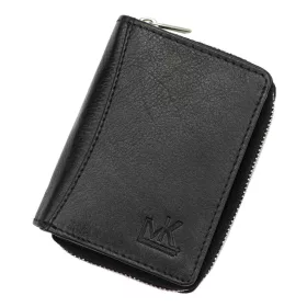   Money Kepper CN-1101 čierna pánska kožená peňaženka 7,5 x 10,5 x 3 cm