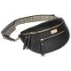 Peterson PTN NER-ALE-5 čierna dámska kabelka na opasok, crossbody 28 x 16 x 10 cm