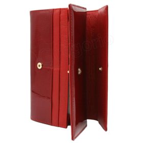    PETERSON DÁMSKA KOŽENÁ PEŇAŽENKA - PTN-BS-490-1872 SN/BL - VZOR HADIA/ČIERNA