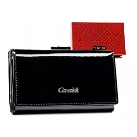    Cavaldi PX23-JMP čierna dámska kožená peňaženka 14,5 x 9 cm