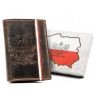 Wild N4A-H sas mintás barna férfi bőr pénztárca 10 x 13 x 2 cm 