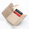  Dámska kožená peňaženka Peterson PTN 423229-BF striebornej farby 9 x 7 x 3 cm