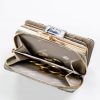  Dámska kožená peňaženka Peterson PTN 425214-BF striebornej farby 9 x 13 x 3,5 cm