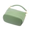  Dámska kožená kabelka cez rameno, crossbody kabelka Patrizia 419-040 GOLD tyrkysová 24 x 20 x 13 cm