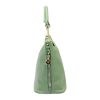  Dámska kožená kabelka cez rameno, crossbody kabelka Patrizia 419-040 GOLD tyrkysová 24 x 20 x 13 cm