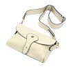  Dámska kožená kabelka cez rameno Gregorio 1713 béžová, crossbody 22 x 15 x 6 cm