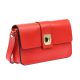  Pierre Cardin FRZ 1961 červená dámska kožená kabelka 26 x 16 x 6 cm