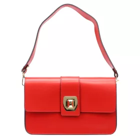    Pierre Cardin FRZ 1961 červená dámska kožená kabelka 26 x 16 x 6 cm