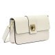  Pierre Cardin FRZ 1961 krémová dámska kožená kabelka 26 x 16 x 6 cm