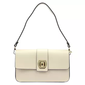    Pierre Cardin FRZ 1961 krémová dámska kožená kabelka 26 x 16 x 6 cm