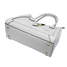    Dámska kožená kabelka Pierre Cardin FRZ 55086 DOLLARO sivá 35 x 26 x 16 cm