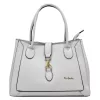  Dámska kožená kabelka Pierre Cardin FRZ 55086 DOLLARO sivá 35 x 26 x 16 cm