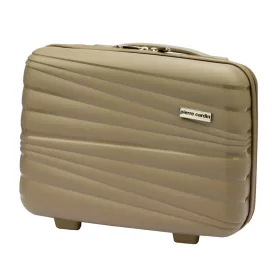    Pierre Cardin modrozelená tvrdostenná kozmetická taštička, toaletná taštička, toaletné potreby 33 x 25 x 14 cm