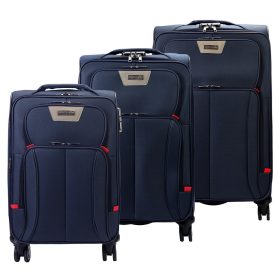    Pierre Cardin LEE02 3063 tmavomodrá 3-dielna sada kufrov 56, 66, 77 cm