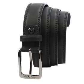    Pierre Cardin 3342 GG23 čierny pánsky kožený opasok 135 x 3,5 cm