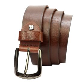    Pánsky opasok Pierre Cardin 507 KAM01 z hnedej hovädzej kože 4 cm