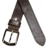  Pánsky opasok Pierre Cardin 5071 KAM01 z hnedej hovädzej kože 4 cm